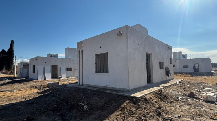 En Concarán y Naschel la construcción de viviendas presenta grandes adelantos
