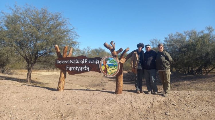 La reserva privada ‘Famiyasta’ busca su incorporación al sistema provincial de áreas protegidas
