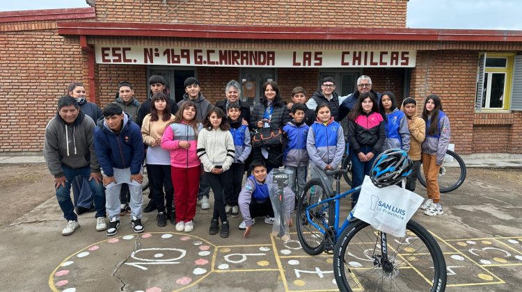 El plan TuBi llegó al paraje Las Chilcas para achicar distancias
