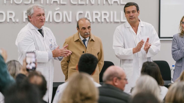 El Hospital Central rindió homenaje a Miguel Curi, pionero de la nefrología en San Luis