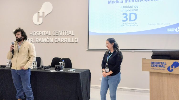 Se realizó el Ateneo ‘Tecnología 3D en la Práctica Médica Interdisciplinaria’ en el Hospital Central