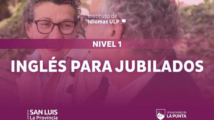 El taller de inglés para adultos mayores llega a La Punta y Villa Mercedes