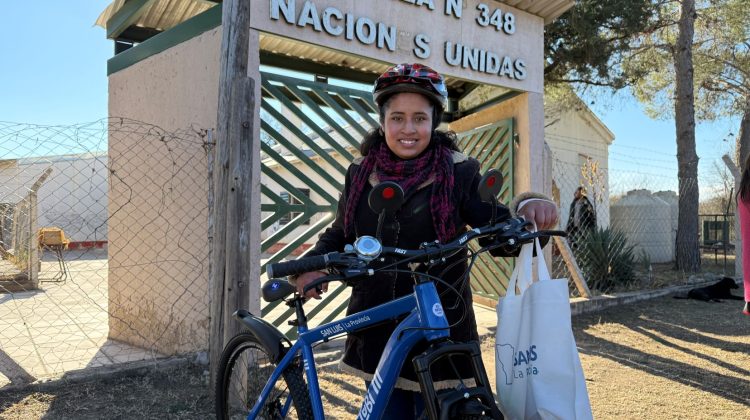 “Tenemos orientación en Educación Física, la bici nos sirve para entrenarnos”