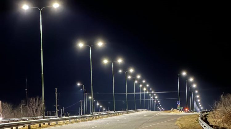 El Ente Control de Rutas mejoró la iluminación de la autopista N°55