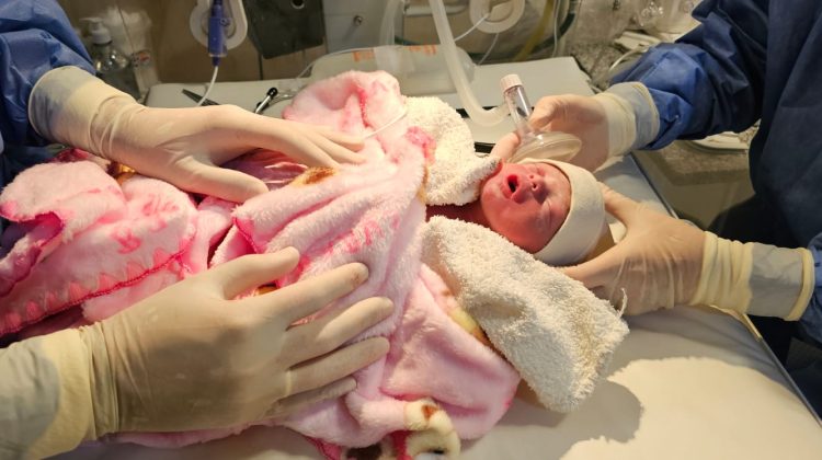 La Maternidad Provincial fue testigo de un parto trigemelar: Ailany, Angie y Arlet