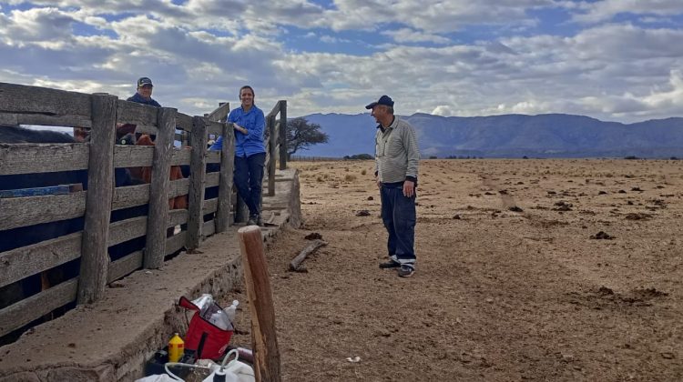Productores rurales recibieron acompañamiento técnico y sanitario en Villa del Carmen