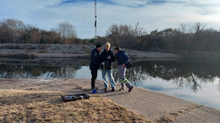 San Luis Agua fiscalizó el agua cruda con la que cuenta Villa Mercedes