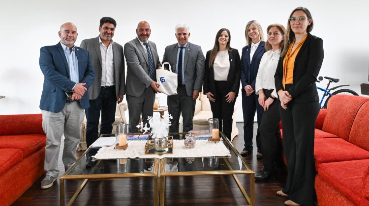Poggi recibió en su despacho a autoridades del Consejo Profesional de Ciencias Económicas