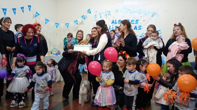El Centro de Desarrollo Infantil ‘Alegres Libélulas’ festejó su primer aniversario