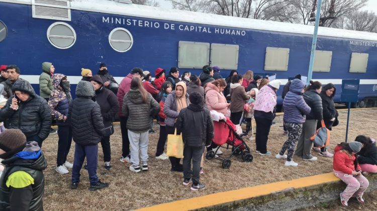 San Luis recibió al tren del ministerio de Capital Humano de la Nación