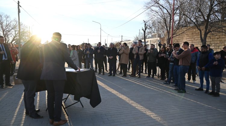 Tilisarao estrenó las renovaciones viales en el barrio 80 Viviendas
