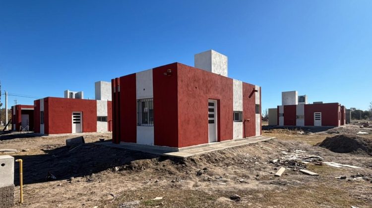 Hay diez viviendas en etapa de finalización entre Naschel y Concarán