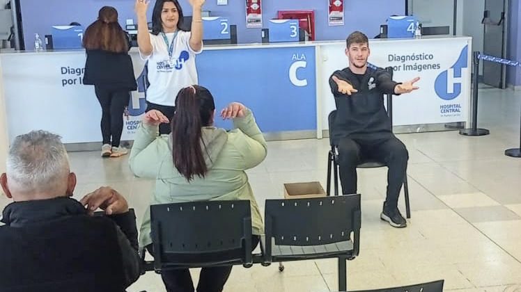 Con ‘Espera activa’, el Hospital ‘Ramón Carrillo’ fomenta hábitos saludables