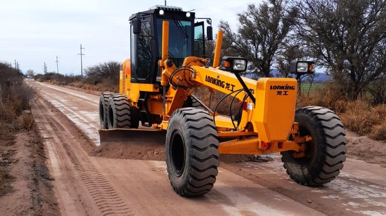 Vialidad Provincial reparó rutas no pavimentadas en Ayacucho y Belgrano