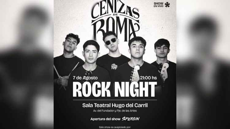 Cenizas de Roma se presentará en el ciclo ‘Jueves de Culturarte’