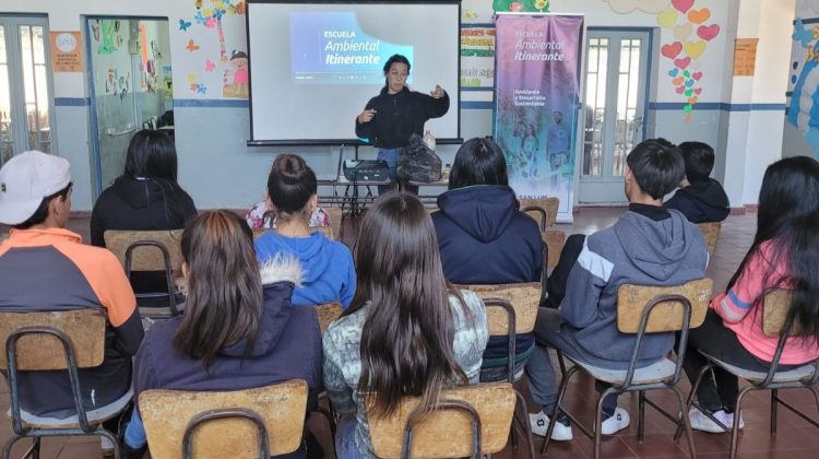 La Escuela Ambiental Itinerante reanuda su ruta ecológica en Concarán