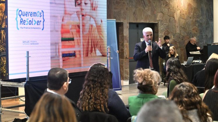 El Gobierno lanzó el Plan Provincial de Matemática ‘Queremos Resolver’