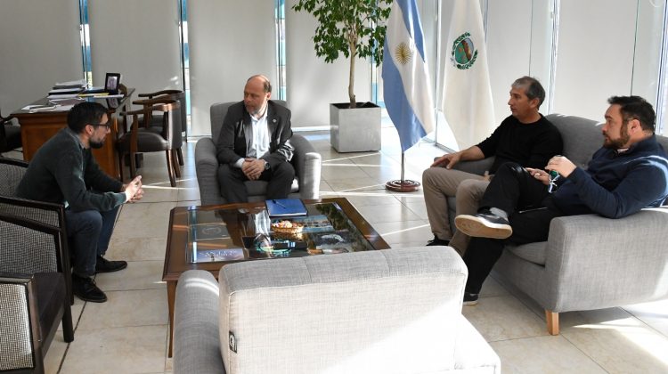 El ministro Amondarain recibió al Intendente de Merlo