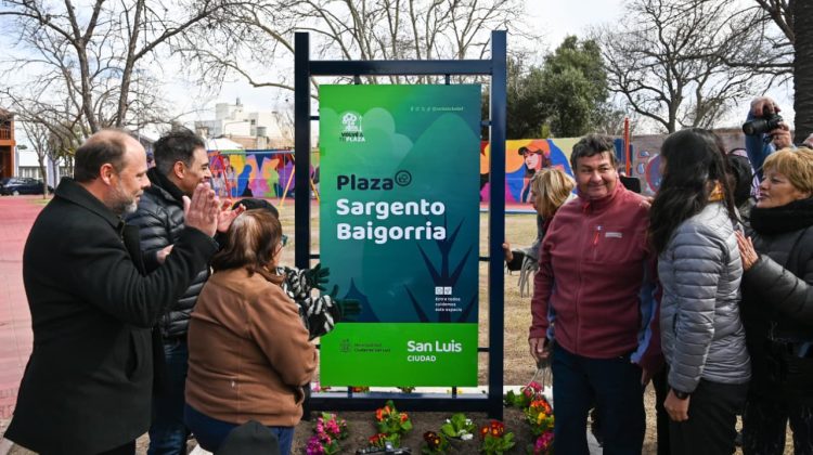 La Municipalidad reacondicionó la histórica plaza Sargento Baigorria