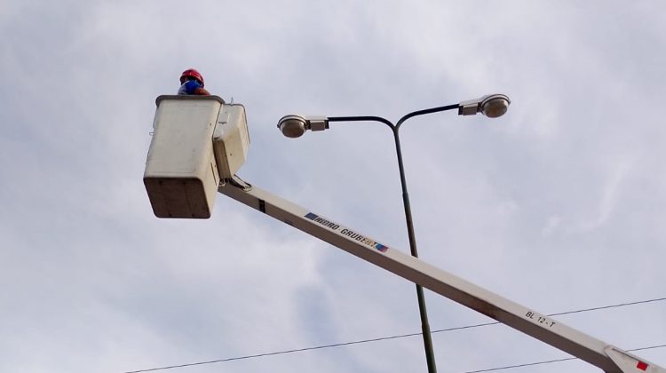 El Ente Control de Rutas mejoró la iluminación en la ruta N°55 norte, en Villa Mercedes
