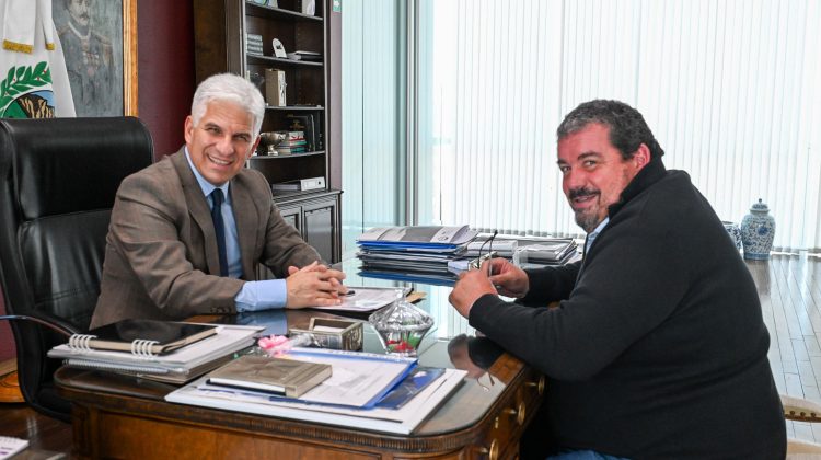 Poggi se reunió con el Presidente del Concejo Deliberante de Potrero de los Funes