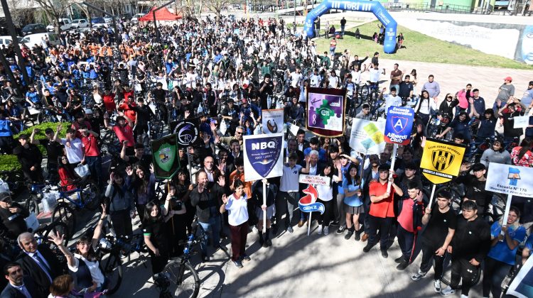 Entregaron más de 390 bicicletas TuBi a estudiantes de 15 escuelas de Villa Mercedes