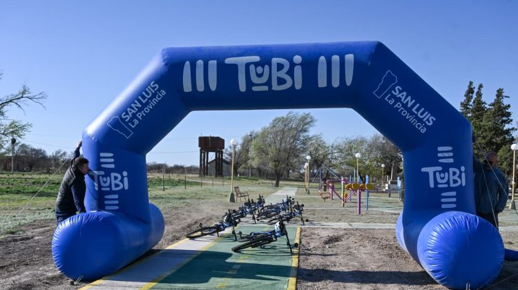 Las TuBi ya recorren las calles de Juan Llerena