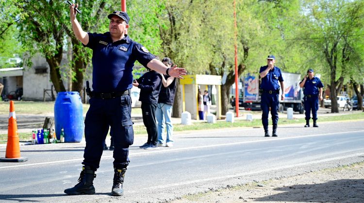 Alrededor de 400 efectivos policiales trabajarán en el operativo de seguridad en El Trapiche