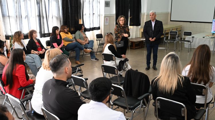 Poggi anunció una obra de ampliación y refuncionalización en el Hospital de Salud Mental