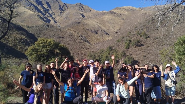 Más de 30 estudiantes de Villa de Merlo visitaron Mogote Bayo