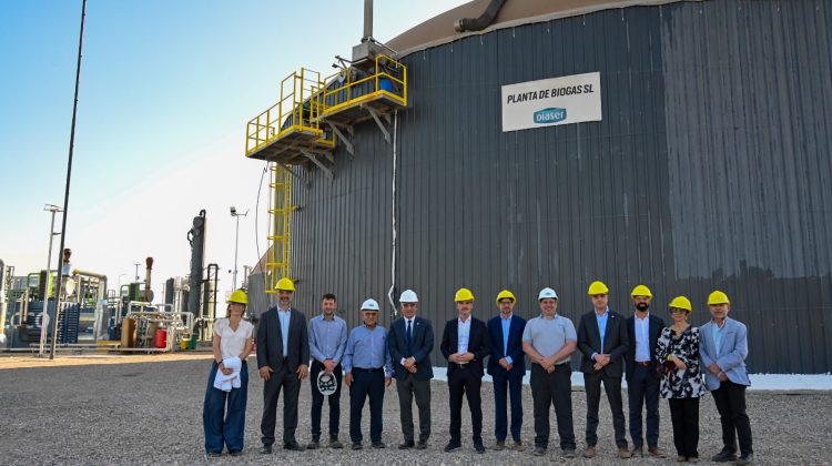 Recorrieron la planta de biogás de Diaser: un proyecto de innovación y transición energética
