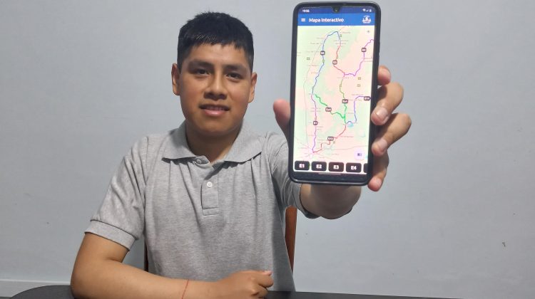 Un alumno de la ULP dio sus primeros pasos profesionales y desarrolló una app para el Gobierno