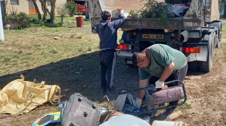 Comenzó el descacharrado en Desaguadero y Balde