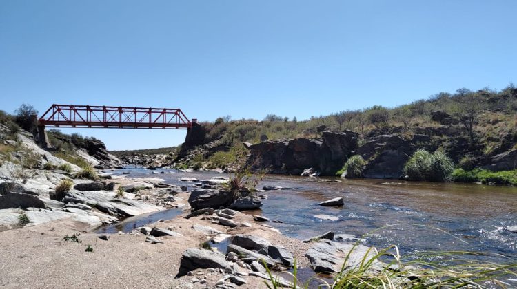 San Luis Agua fiscalizó el agua del río Conlara