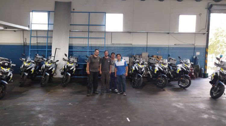 El Parque Automotor avanza en la renovación de ploteos