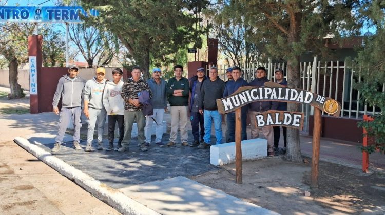 La secretaría de Ambiente y el municipio de Balde forestaron el balneario local