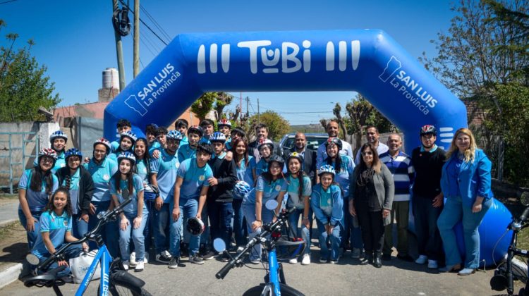 Entregaron TuBi a estudiantes de Paso Grande, San Martín, Saladillo y La Vertiente