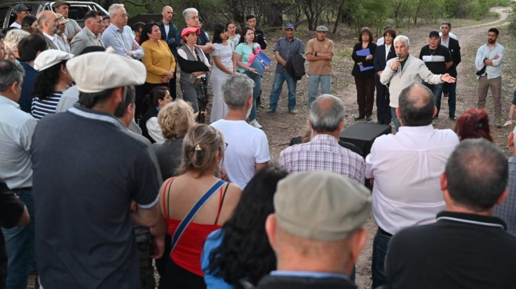 “El objetivo de la obra es promover la ruralidad y mejorar la productividad de cada uno de ustedes”