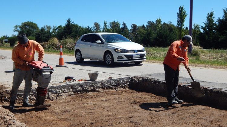 Avanzan con una nueva intervención en la autopista de las Serranías Puntanas