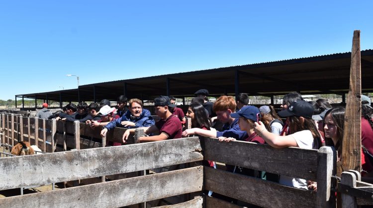 Una escuela agrotécnica de Córdoba visitó a Sol Puntano