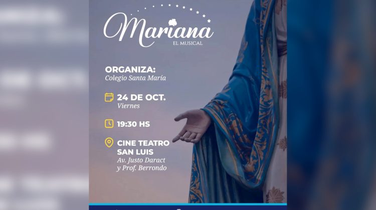 ‘Mariana, el musical’, una obra que une tecnología, originalidad y talento sanluiseño