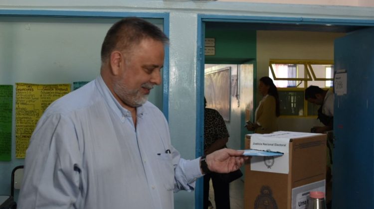 El vicegobernador Ricardo Endeiza votó en Juana Koslay