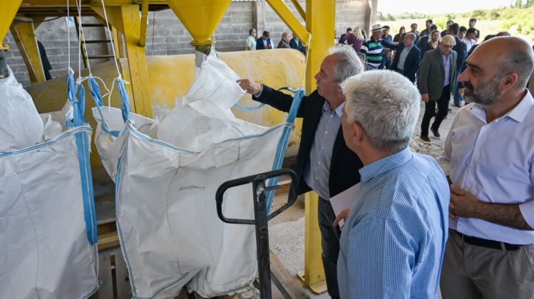 El Gobernador inauguró el Parque Industrial Minero de La Toma