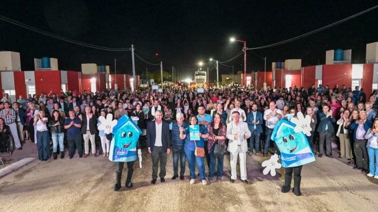 El sueño de la casa propia se convirtió en realidad para 25 familias de Santa Rosa del Conlara