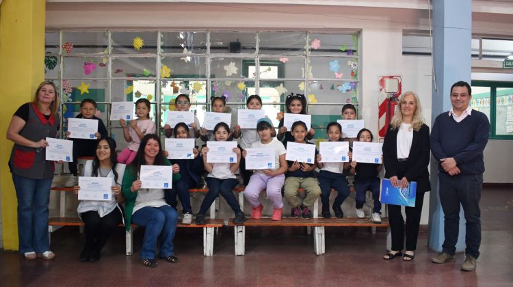 La escuela ‘Manuel Belgrano’ fue reconocida por fomentar el cuidado del agua