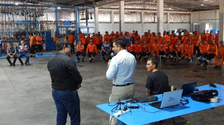 Personal del Ente Control de Rutas recibió una charla de prevención del cáncer de próstata