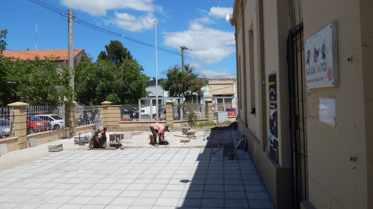 La intervención en la Escuela ‘Juan Pascual Pringles’ alcanzó un 40% de avance