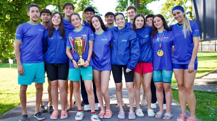 El salto de la natación sanluiseña: podios en Chile y un semillero que se expande