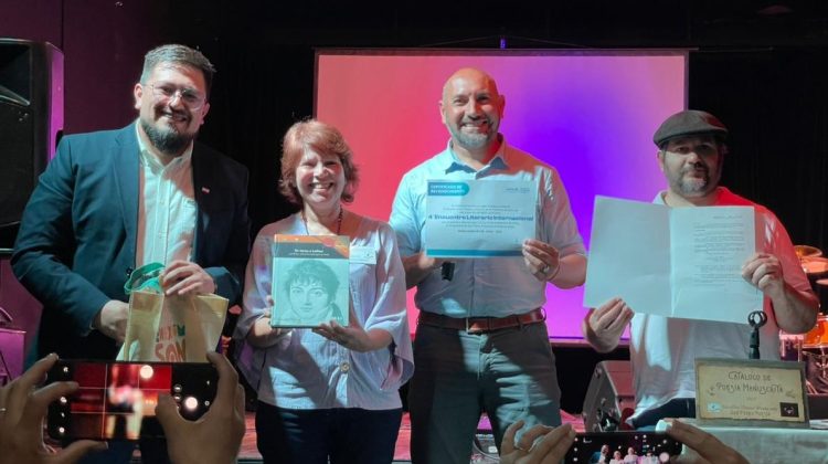 San Luis apadrinó el V Encuentro Internacional de Poesía en San Pedro