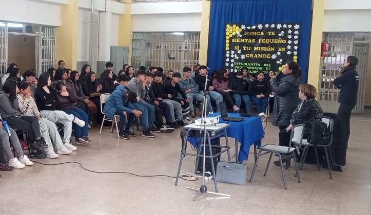 Dictaron charlas de prevención contra la trata de personas en escuelas secundarias